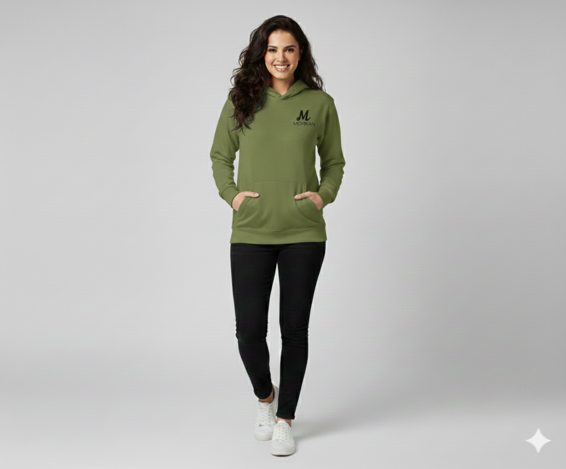 Olive green Hoodie